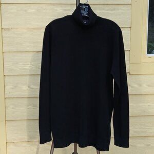 Black Classic H&M Coupe Etroite UNISEX 100% Cotton Turtleneck Sweater  NWOT Sz M